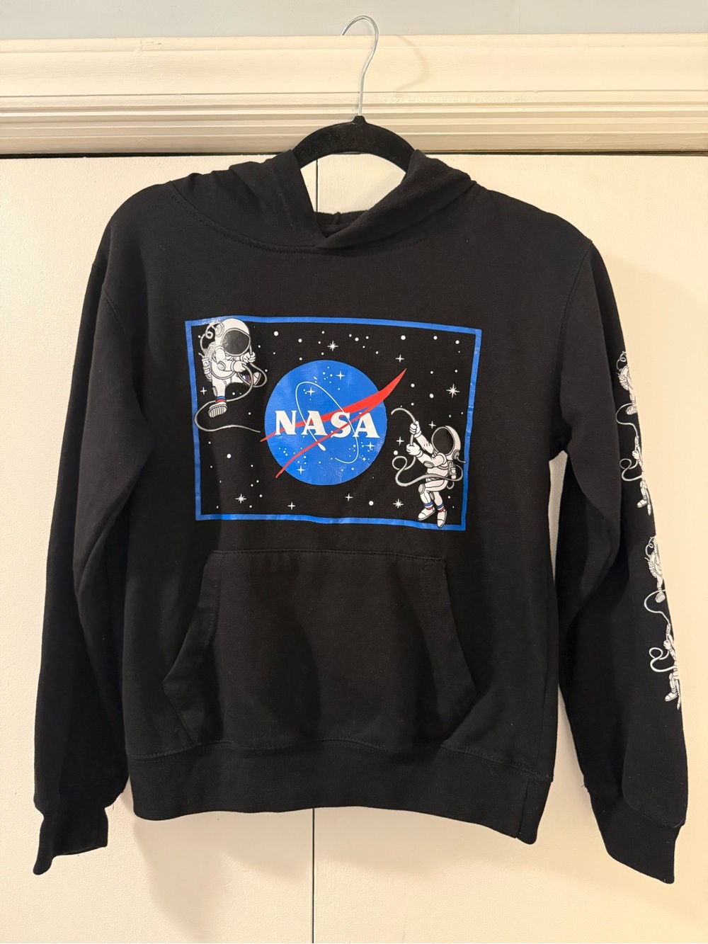 Eighty Eight Kids NASA Hoodie Sweatshirt, Black